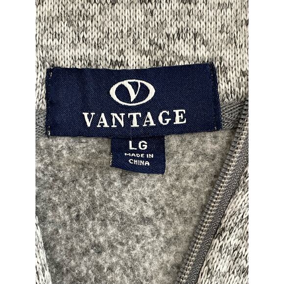 NRA Lifetime Member NWOT Jacket, Marled Grey Knit, Embroidered Logo, Mens Large - Picture 5 of 6